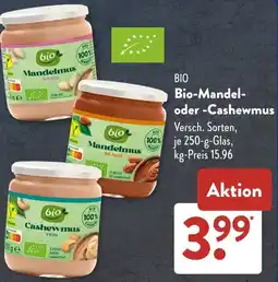Aldi Süd Bio-Mandel oder Cashewmus Angebot