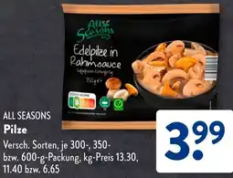 Aldi Süd ALL SEASONS Pilze Angebot