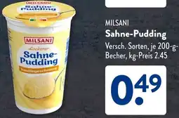 Aldi Süd MILSANI Sahne-Pudding Angebot