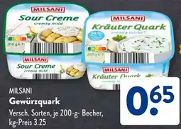 Aldi Süd MILSANI Gewürzquark Angebot