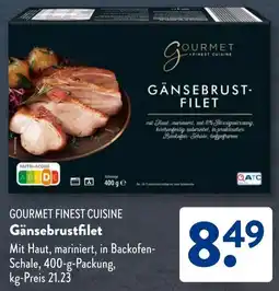 Aldi Süd GOURMET FINEST CUISINE Gänsebrustfilet Angebot