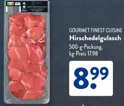Aldi Süd GOURMET FINEST CUISINE Hirschedelgulasch Angebot
