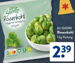 Aldi Süd ALL SEASONS Rosenkohl Angebot