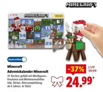 Lidl Minecraft Adventskalender Minecraft Angebot