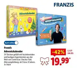 Lidl FRANZIS Adventskalender Angebot