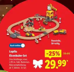 Lidl Lupilu Eisenbahn-Set Angebot