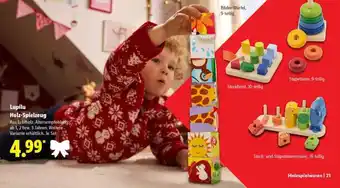Lidl Lupilu Holz-Spielzeug Angebot