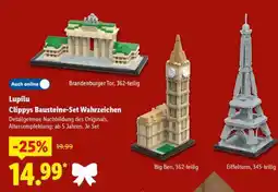 Lidl Lupilu Clippys Bausteine-Set Wahrzeichen Angebot