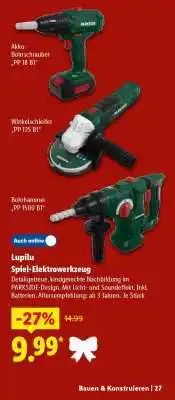 Lidl Lupilu Spiel-Elektrowerkzeug Angebot