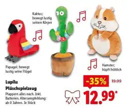Lidl Lupilu Plüschspielzeug Angebot