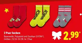 Lidl 2 Paar Socken Angebot