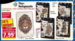 Norma Tier-Holzpuzzle Angebot