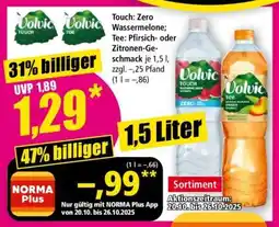 Norma Touch: Zero Wassermelone Tee: Pfirsich- oder Zitronen-Geschmack je 1,5 l Angebot