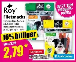 Norma Roy Filetsnacks Angebot