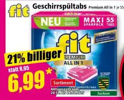 Norma Geschirrspültabs Premium All in 1 je 55 Angebot