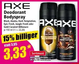 Norma Axe Deodorant Bodyspray Angebot