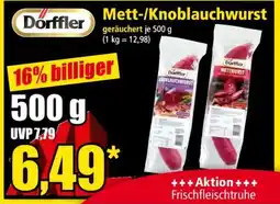 Norma Mett-/Knoblauchwurst Angebot