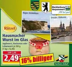 Norma Hausmacher Wurst im Glas Angebot