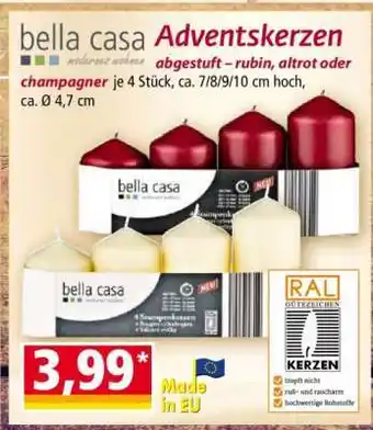 Norma bella casa Adventskerzen Angebot