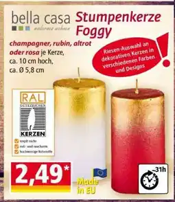 Norma Stumpenkerze Foggy Angebot