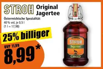 Norma Stroh Original Jagertee Angebot