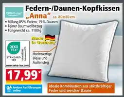 Norma Federn-/Daunen-Kopfkissen Anna Angebot