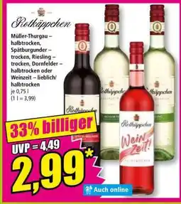 Norma Rotkäppchen Angebot