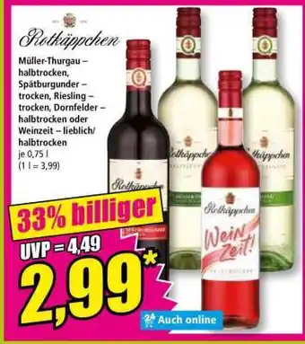 Norma Rotkäppchen Angebot
