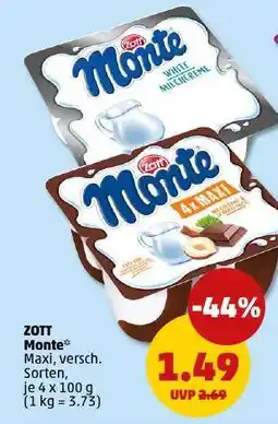 PENNY Zott Monte Angebot