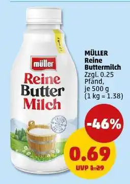 PENNY MÜLLER Reine Buttermilch Angebot