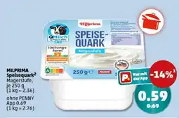 PENNY MILPRIMA Speisequark² Magerstufe Angebot