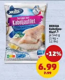 PENNY BERIDA Kabeljaufilet Angebot