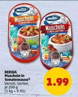 PENNY BERIDA Muscheln in Tomatensauce Angebot