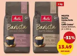 PENNY MELITTA Barista Crema Forte oder Caffè Crema Angebot