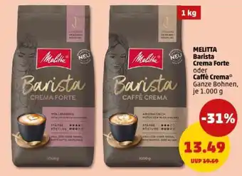 PENNY MELITTA Barista Crema Forte oder Caffè Crema Angebot