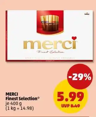 PENNY Merci Finest Selection Angebot