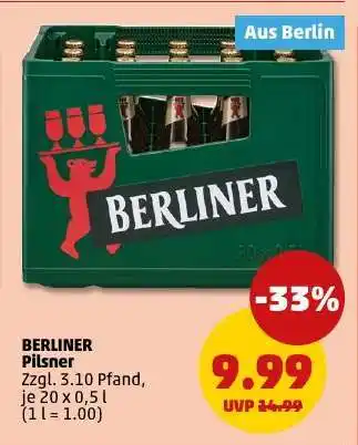 PENNY BERLINER Pilsner Angebot