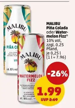 PENNY MALIBU Piña Colada oder Watermelon Fizz Angebot