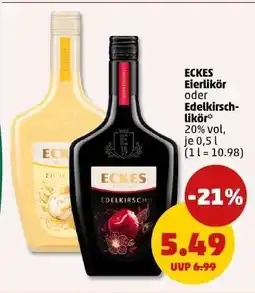 PENNY ECKES Eierlikör oder Edelkirschlikör Angebot
