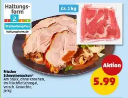 PENNY Frischer Schweinenacken Angebot