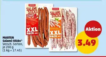 PENNY MARTEN Salami-Sticks Angebot