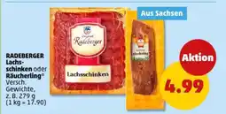 PENNY RADEBERGER Lachsschinken oder Räucherling Angebot