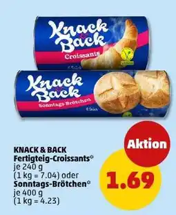 PENNY Knack & Back Fertigteig Croissants Angebot