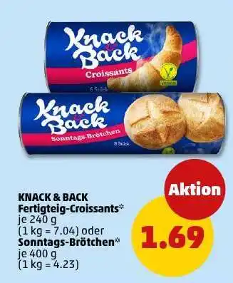 PENNY Knack & Back Fertigteig Croissants Angebot