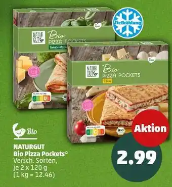 PENNY NATURGUT Bio Pizza Pockets Angebot