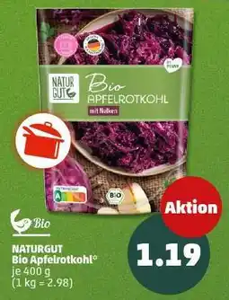PENNY NATURGUT Bio Apfelrotkohl Angebot