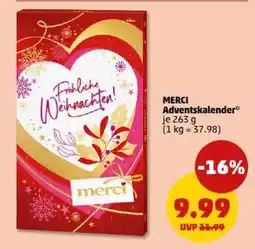 PENNY MERCI Adventskalender Angebot