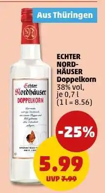 PENNY Echter Nordhäuser Doppelkorn Angebot