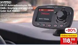 Netto Marken-Discount DR 57 Autoradioadapter für DAB+ Empfang und per UKW (oder AuX Kabel) Angebot