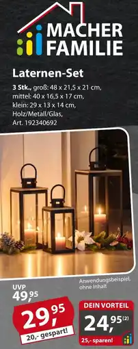 Sonderpreis Baumarkt Laternen-Set Angebot